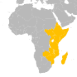 East Africa map